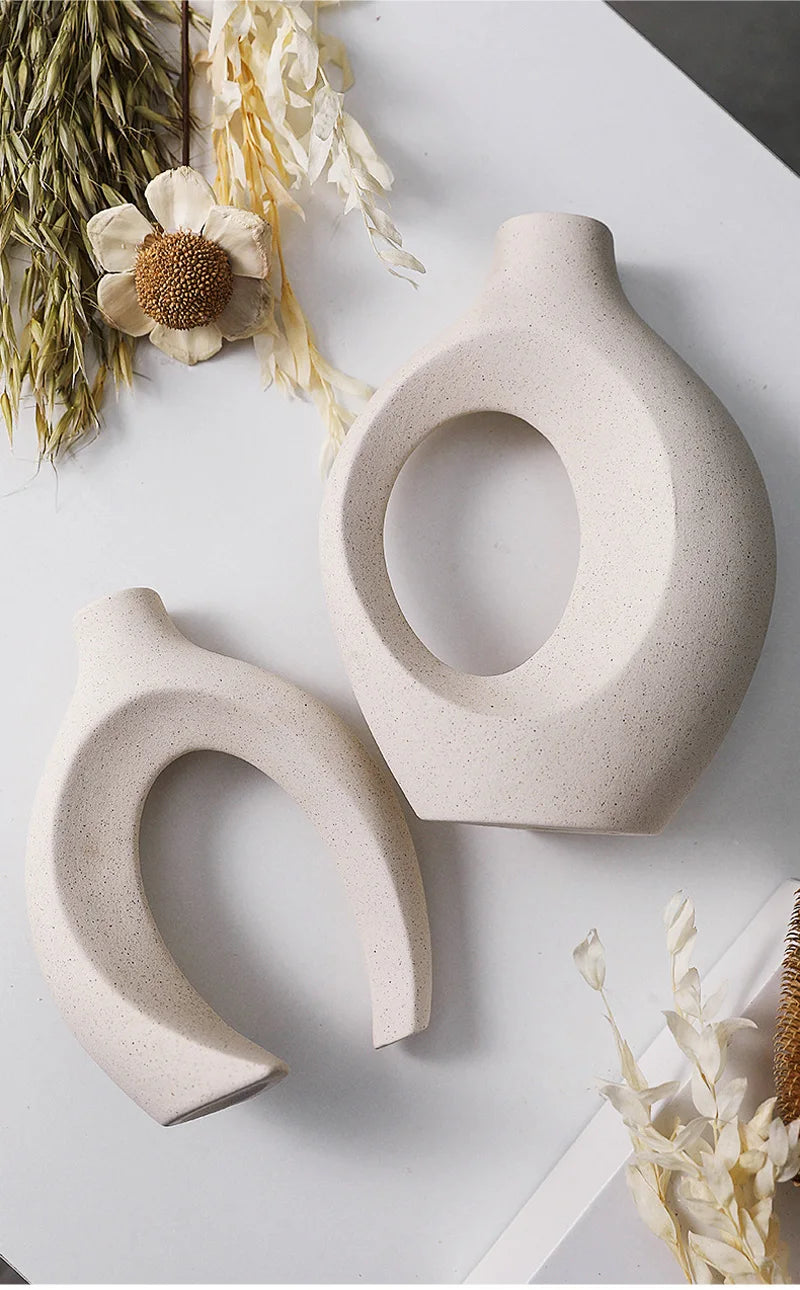 Opulence Crest Ceramic Vase