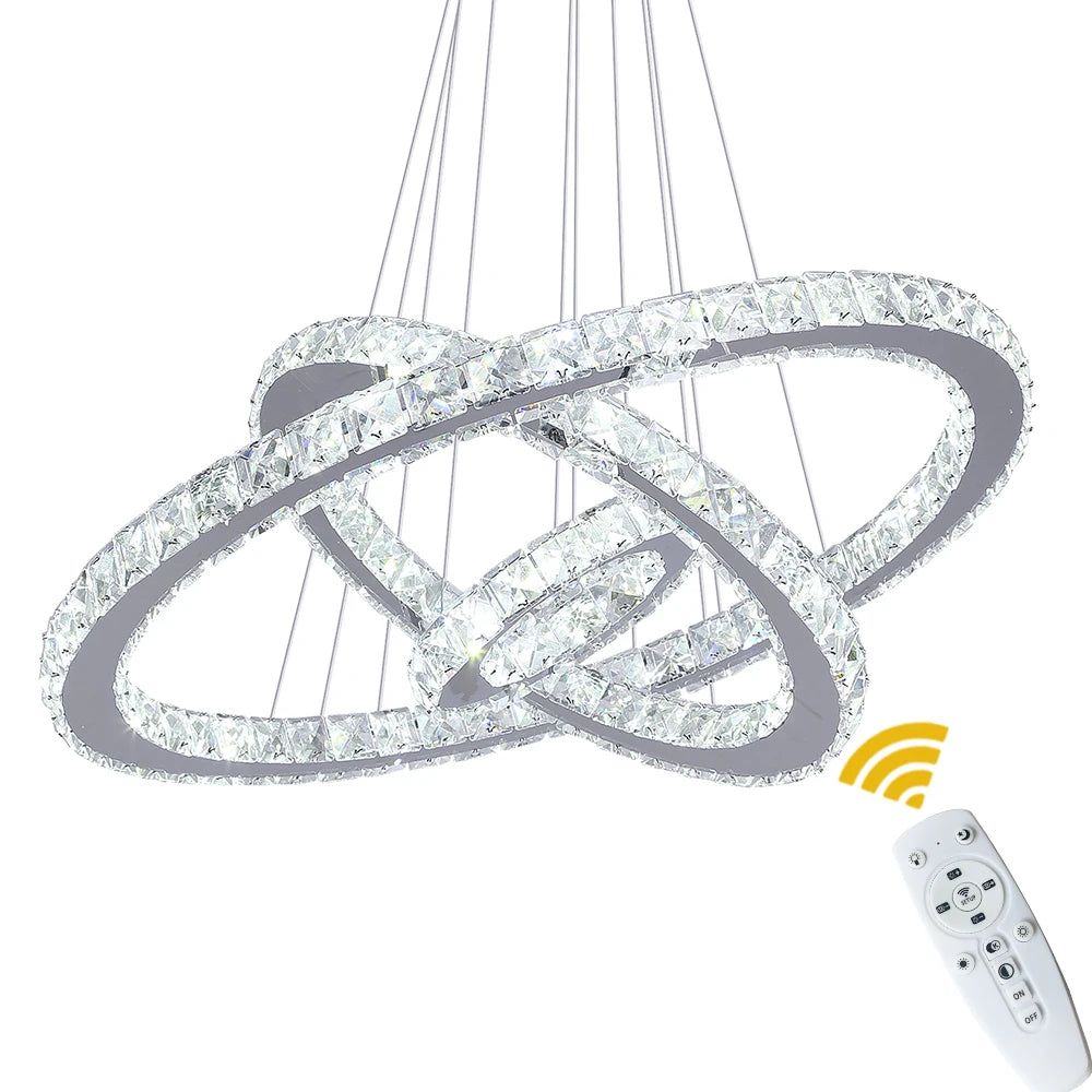Elysian Crystal Ring Chandelier