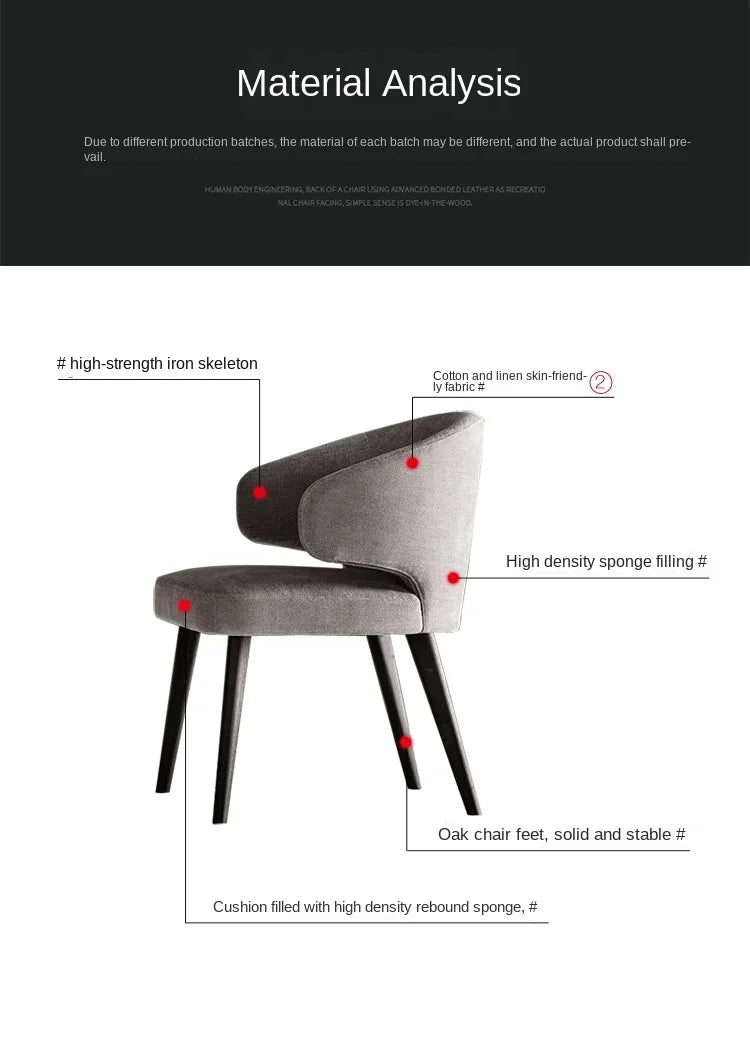 Nordic Luxe Solid Wood Dining Chair – Modern Scandinavian Design