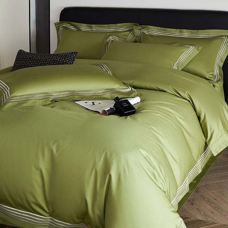 Triline Embroidered Duvet Set