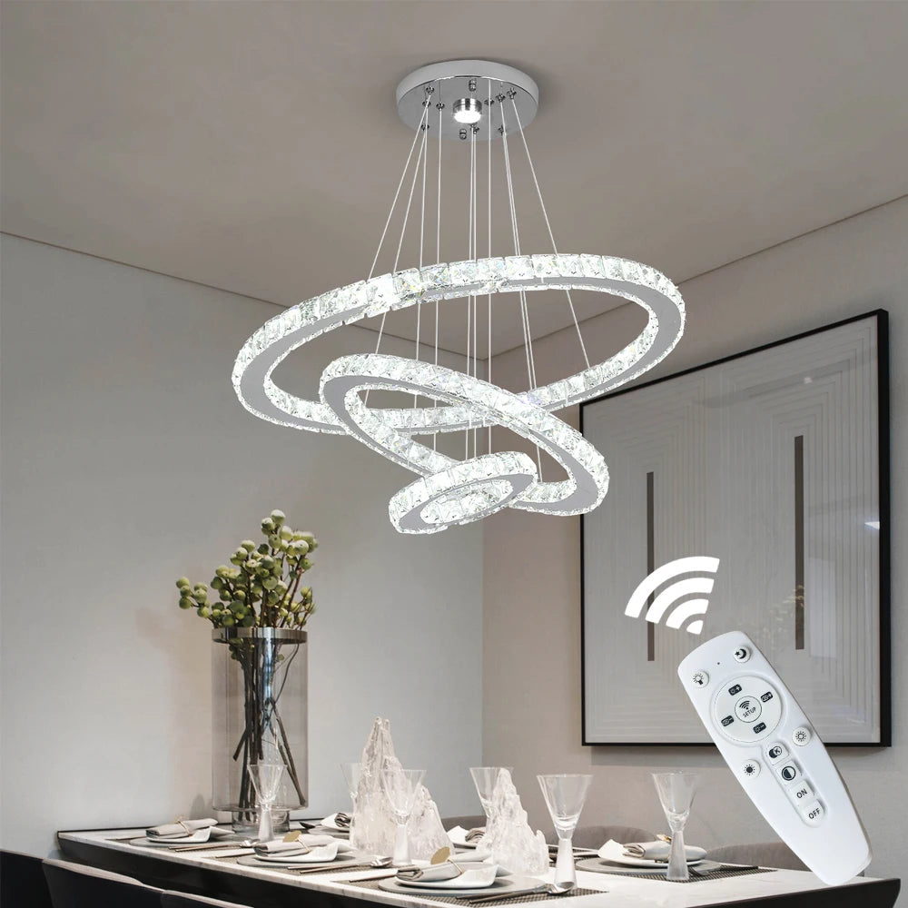 Elysian Crystal Ring Chandelier