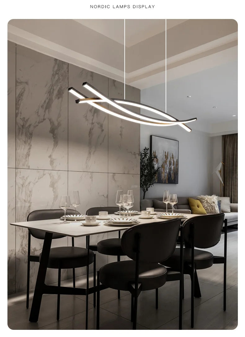 Elara Nordic Luxe Dining Chandelier