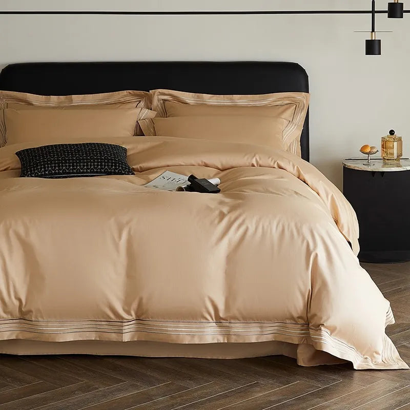 Triline Embroidered Duvet Set