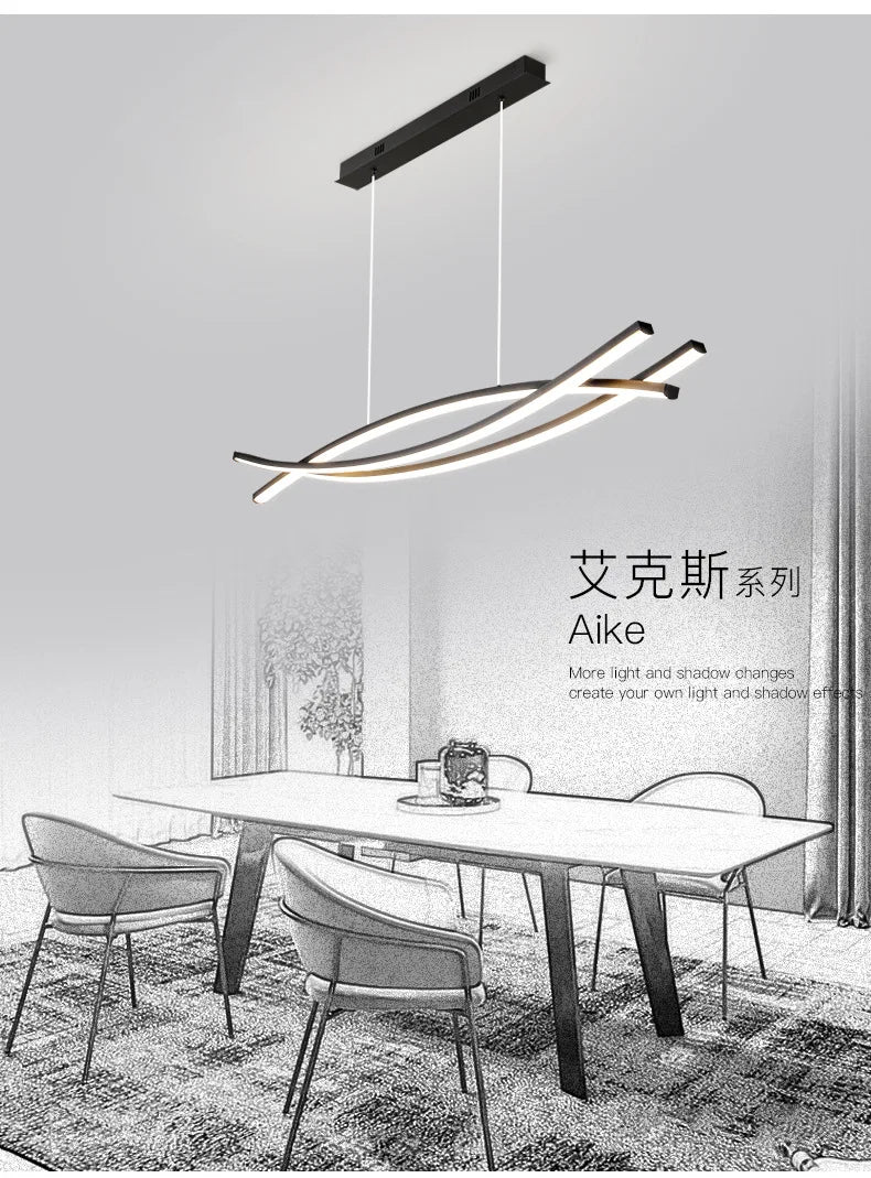 Elara Nordic Luxe Dining Chandelier