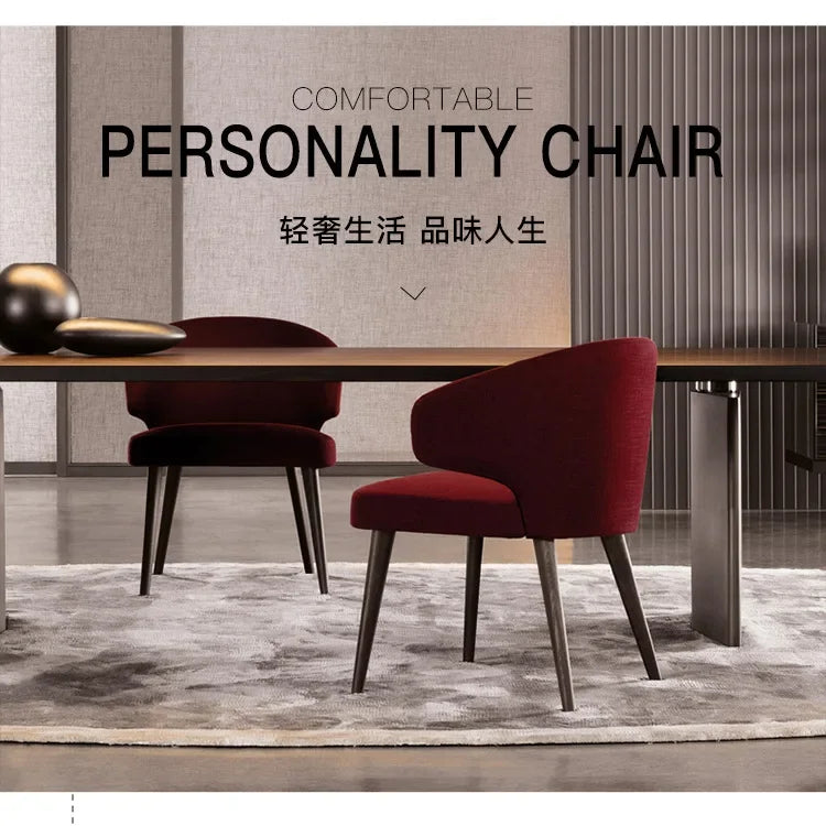 Nordic Luxe Solid Wood Dining Chair – Modern Scandinavian Design