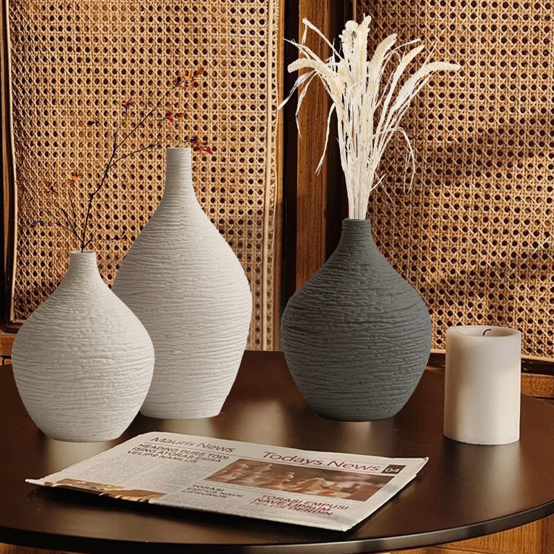 ArcticBloom Ceramic Vase