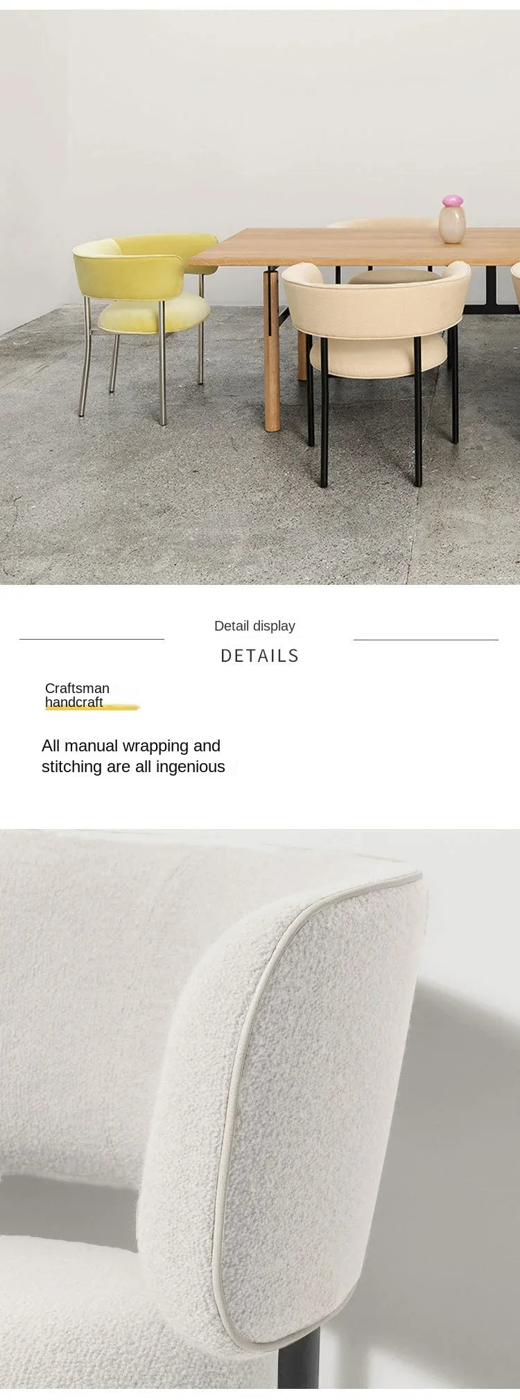 Oslo Luxe Scandinavian Dining Chair