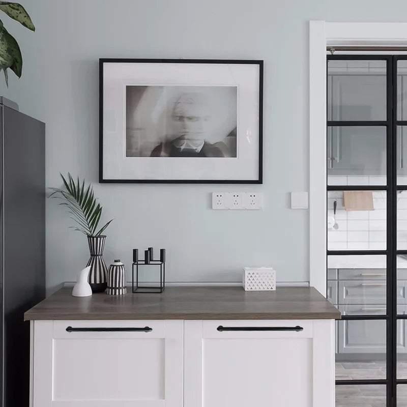 AmeriLux Black Circular Cabinet & Wardrobe Handle
