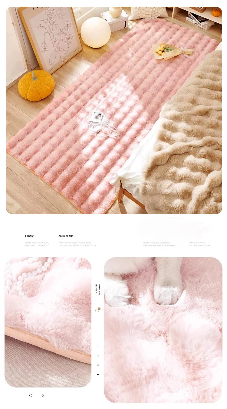 EcoLuxe Plush Faux Fur Rug
