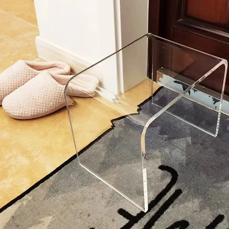 Lumiére Crystal Vanity Shoe Bench