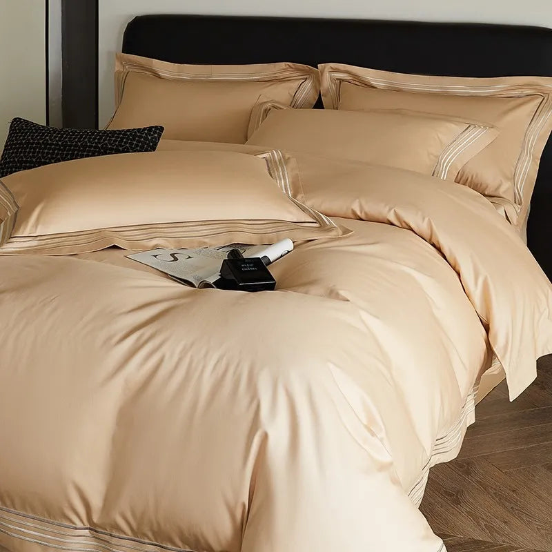 Triline Embroidered Duvet Set