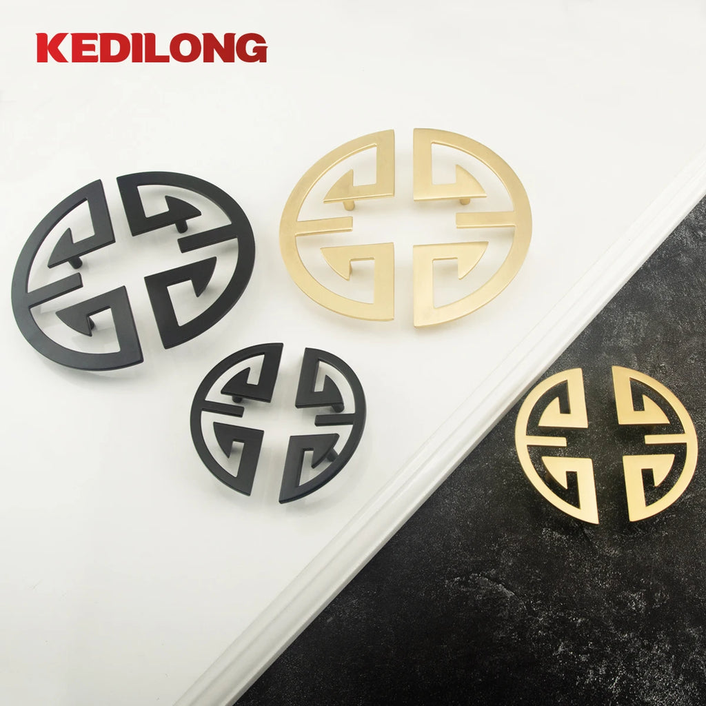 KEDLO Luxe Gold Cabinet & Drawer Handle