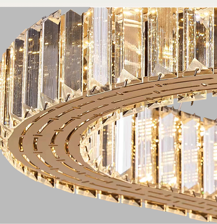 Luxury Oval Crystal Chandelier
