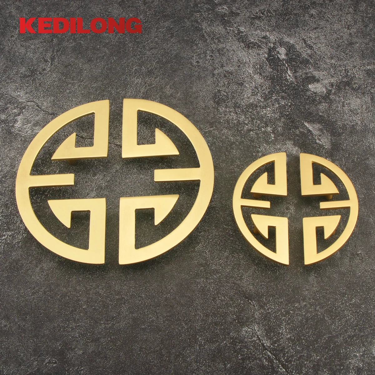 KEDLO Luxe Gold Cabinet & Drawer Handle