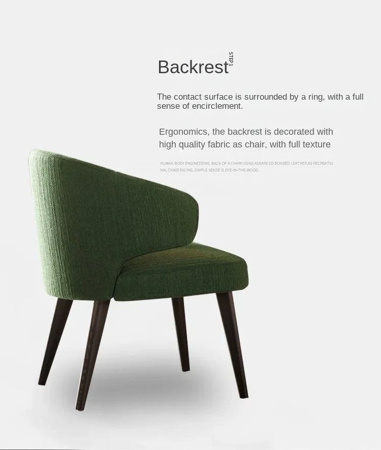 Nordic Luxe Solid Wood Dining Chair – Modern Scandinavian Design