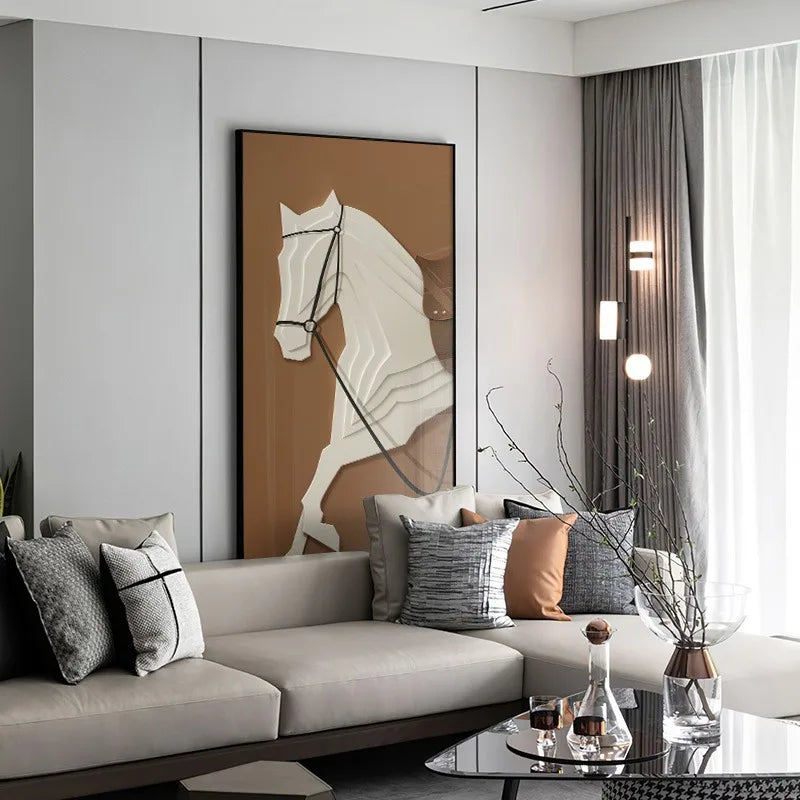 Stallion Grace – Designer Luxury Horse Canvas Wall Art
