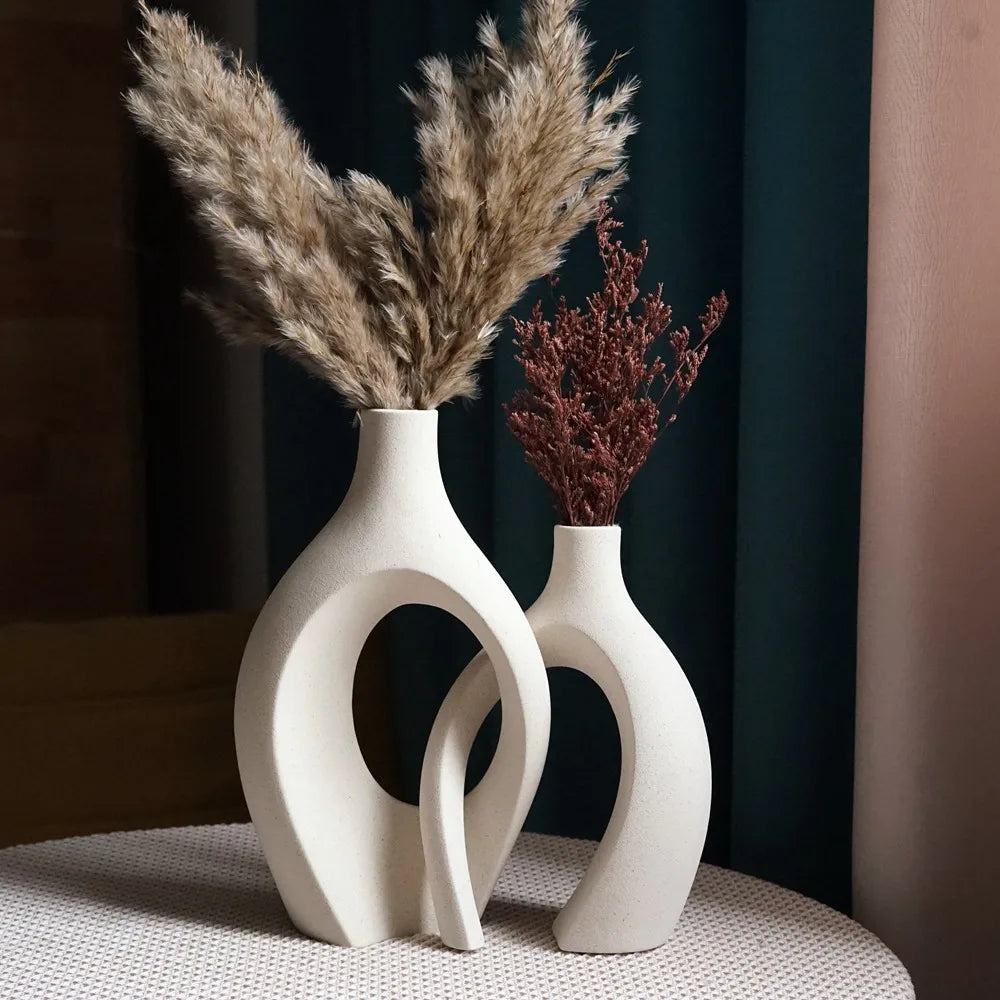 Opulence Crest Ceramic Vase