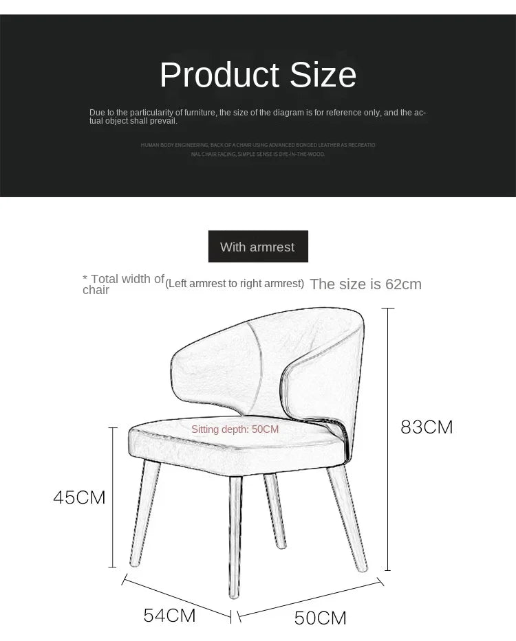 Nordic Luxe Solid Wood Dining Chair – Modern Scandinavian Design