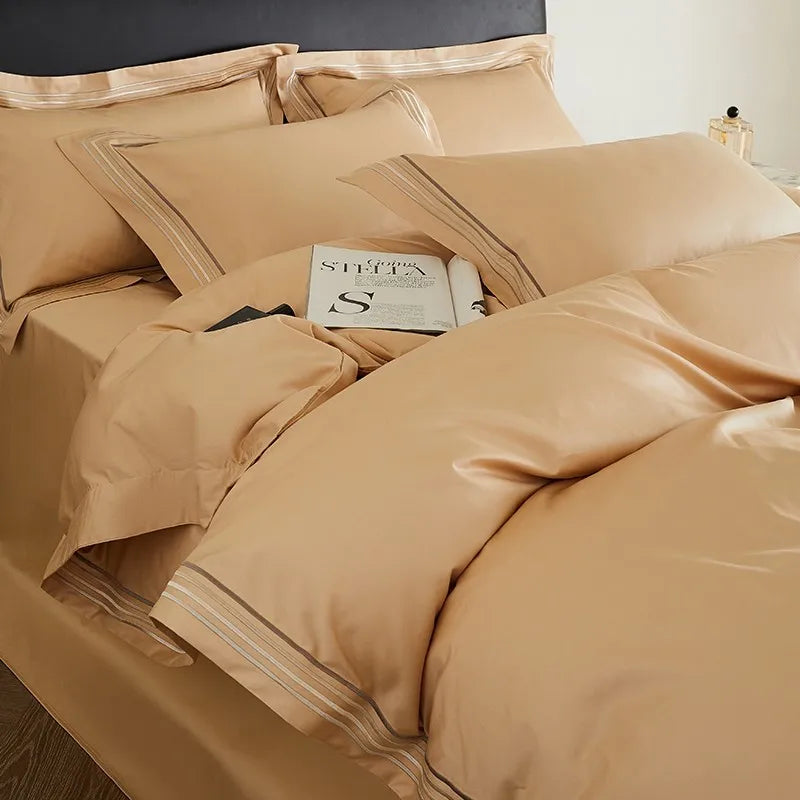 Triline Embroidered Duvet Set