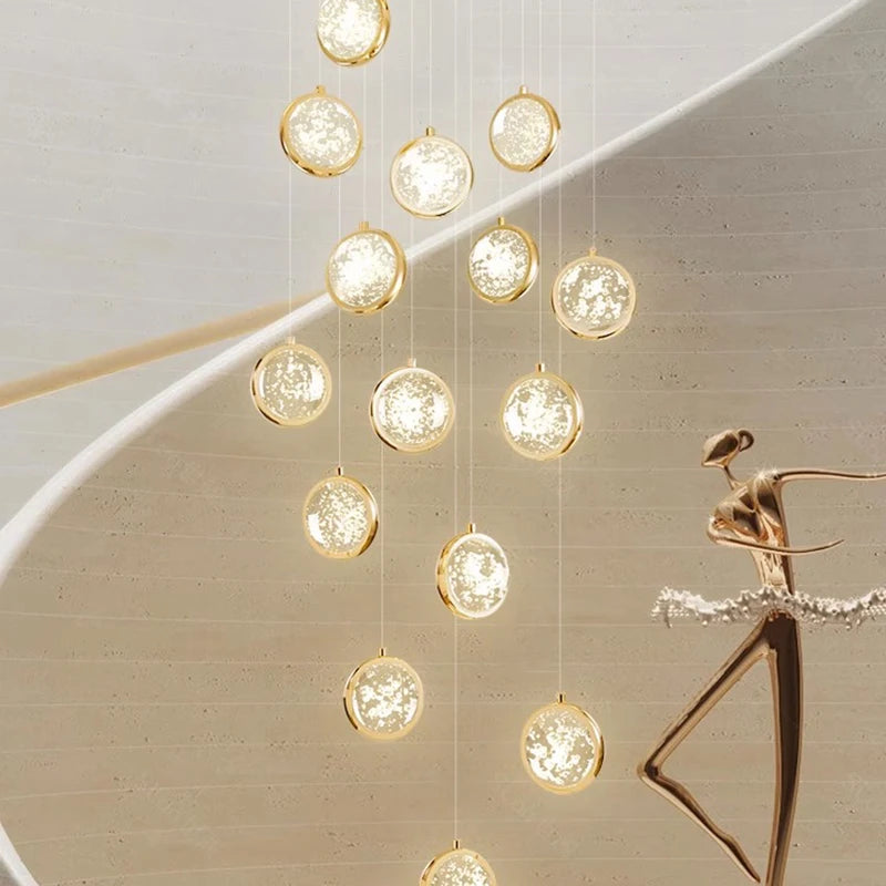 Solara Nordic Staircase LED Chandelier