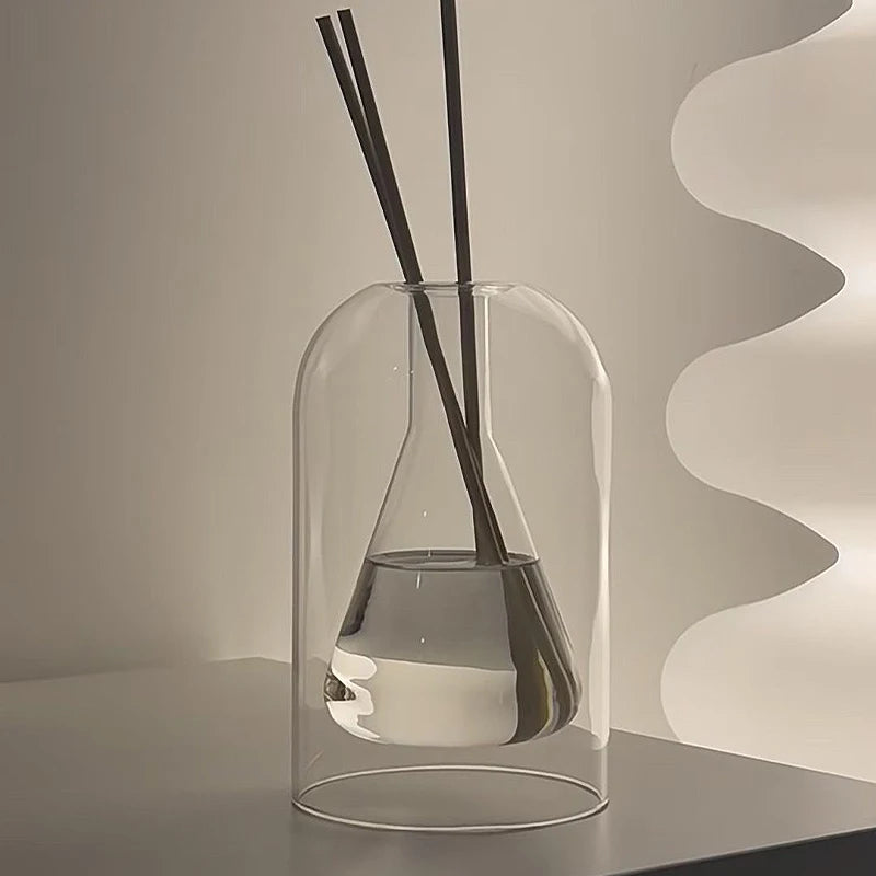 Serene Essence Glass Aromatherapy Diffuser Bottle