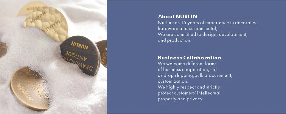 Nurlin Brass & Leather Handles