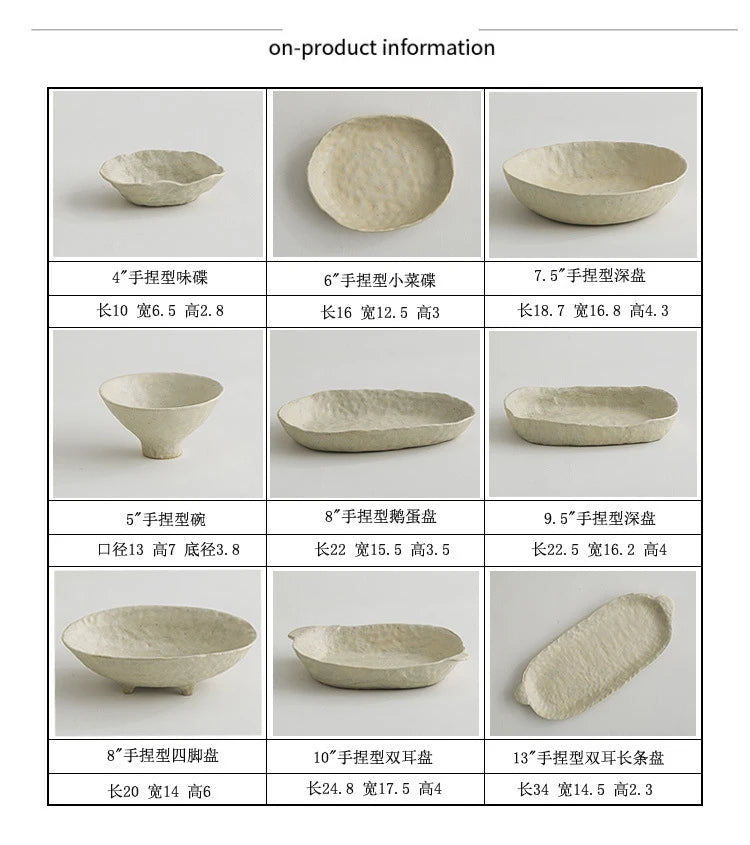 Artisan Irregular Tableware Set
