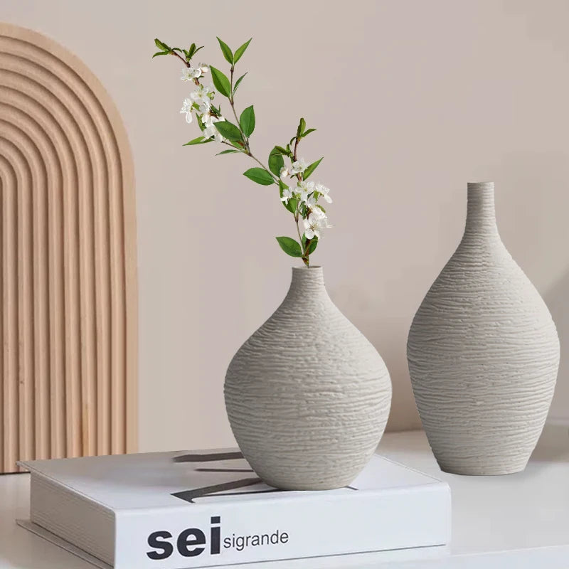 ArcticBloom Ceramic Vase