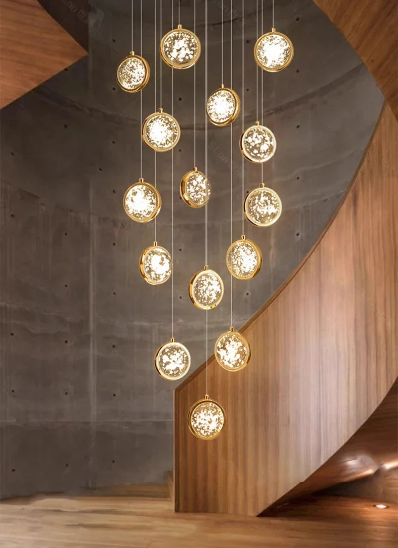 Solara Nordic Staircase LED Chandelier