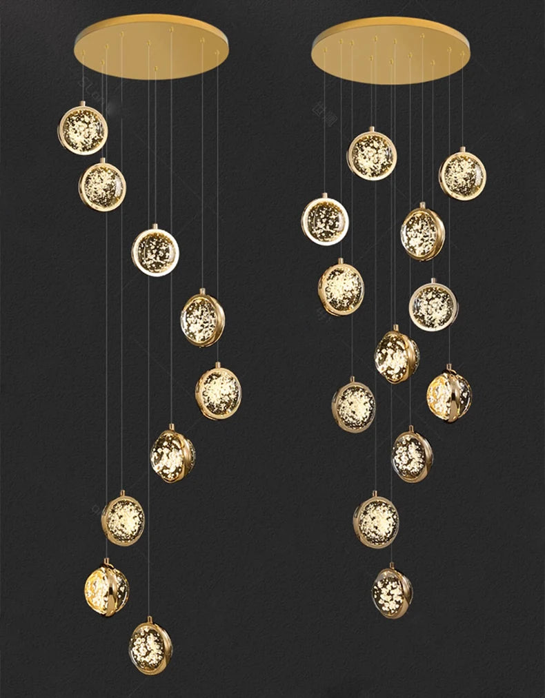 Solara Nordic Staircase LED Chandelier