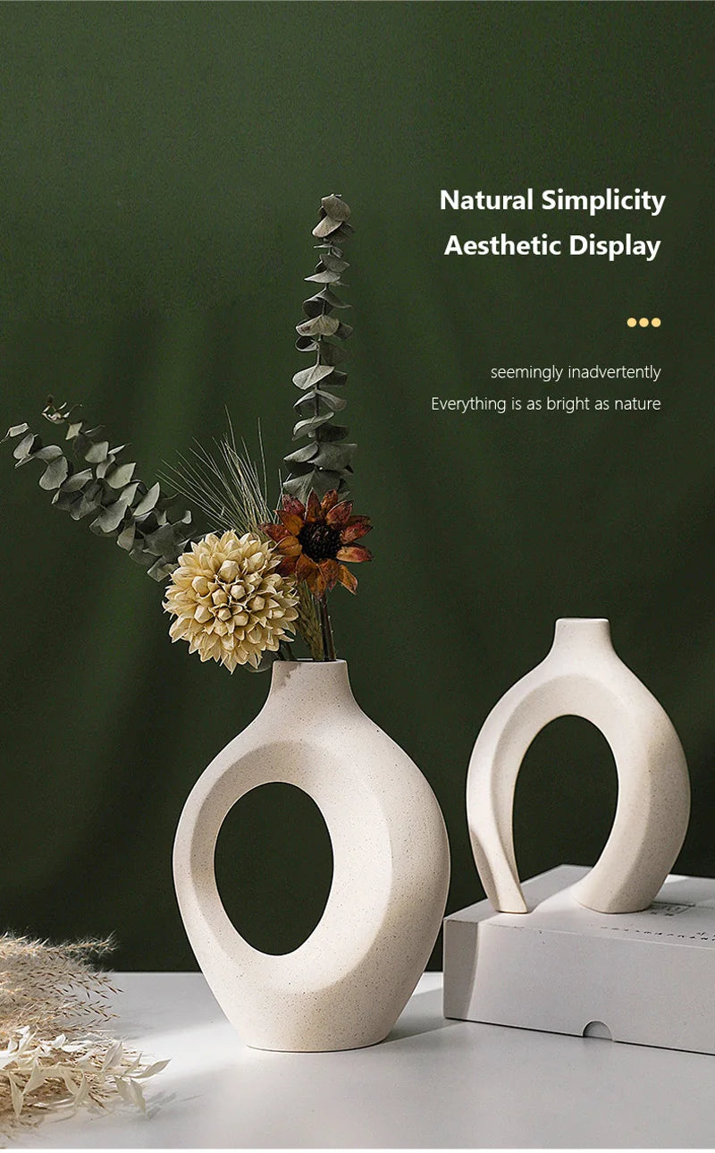 Opulence Crest Ceramic Vase
