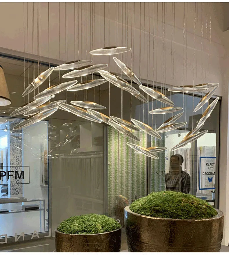 Empire Crystal Staircase Chandelier