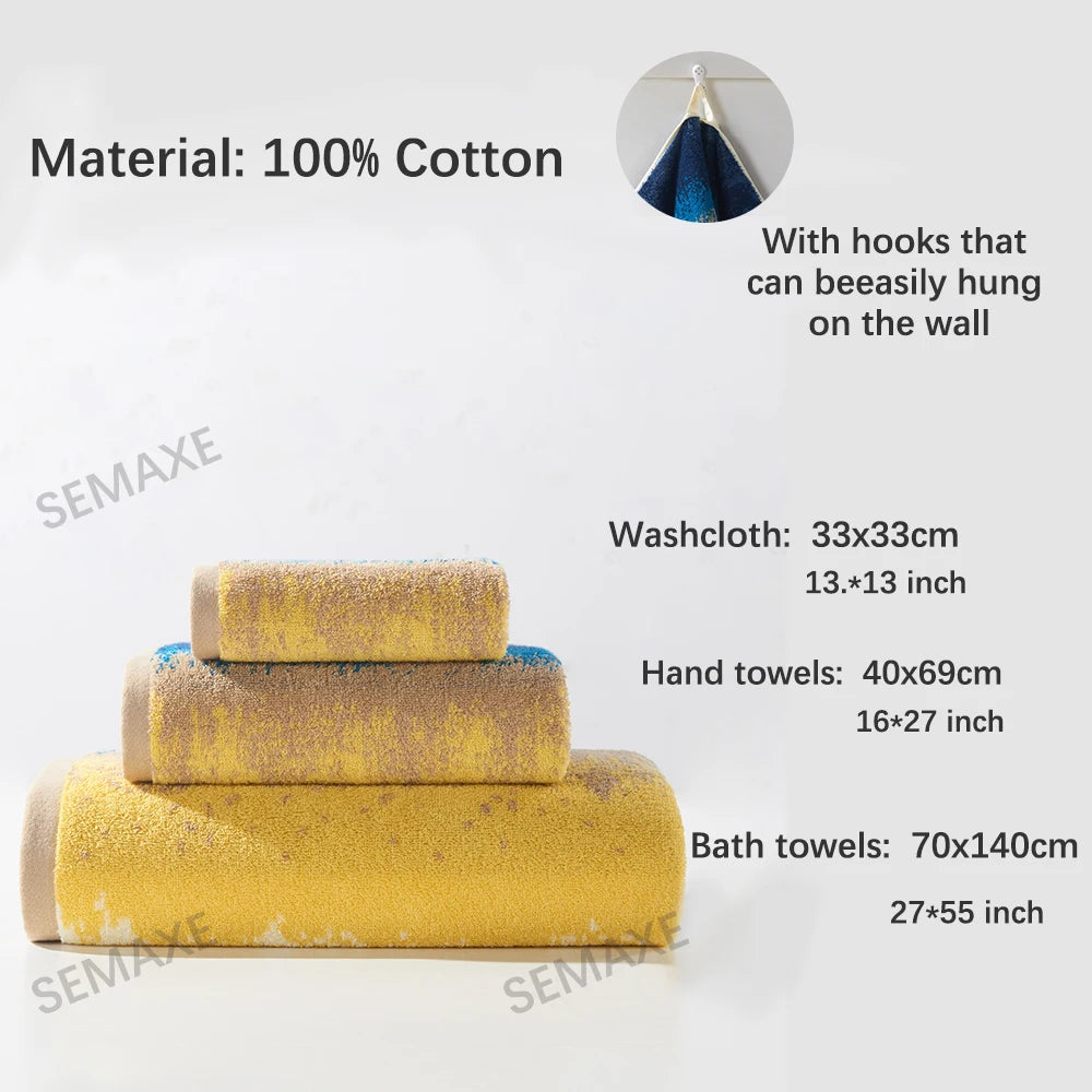 Semaxe Luxe Cotton Towel Set