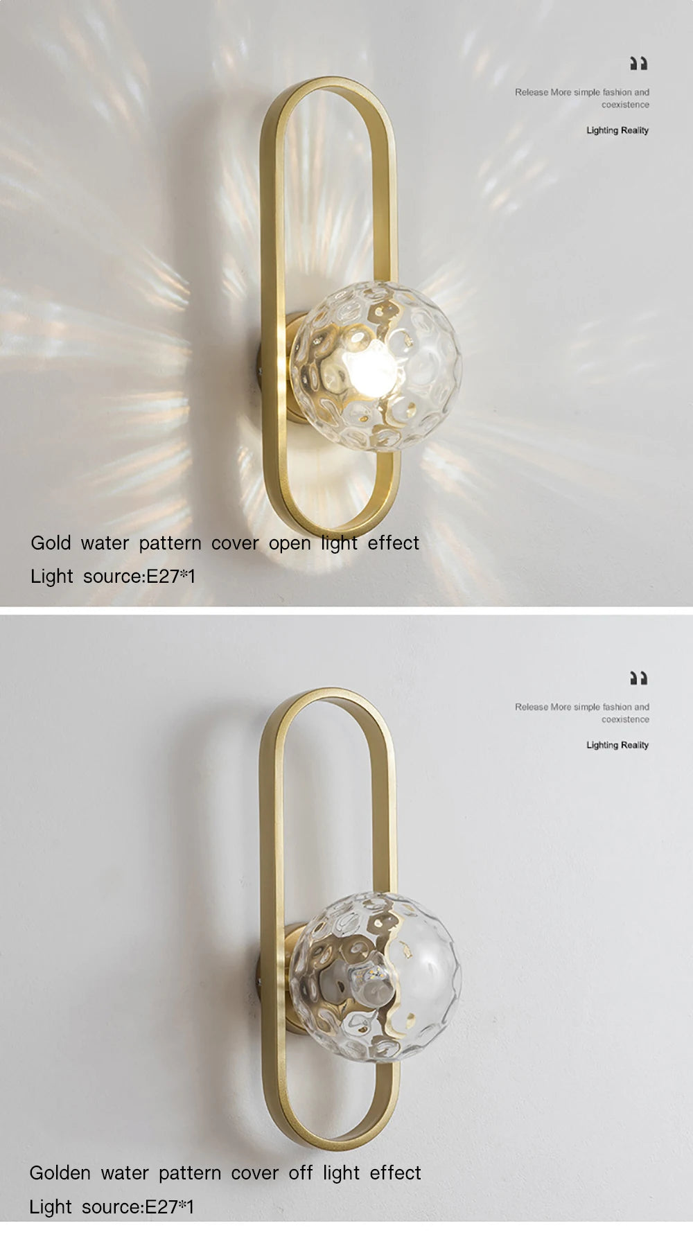 LuxeGlow LED Wall Sconce