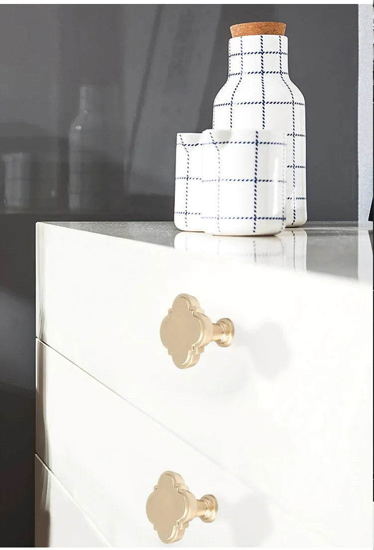CloverCharm Luxury Wardrobe & Drawer Handle