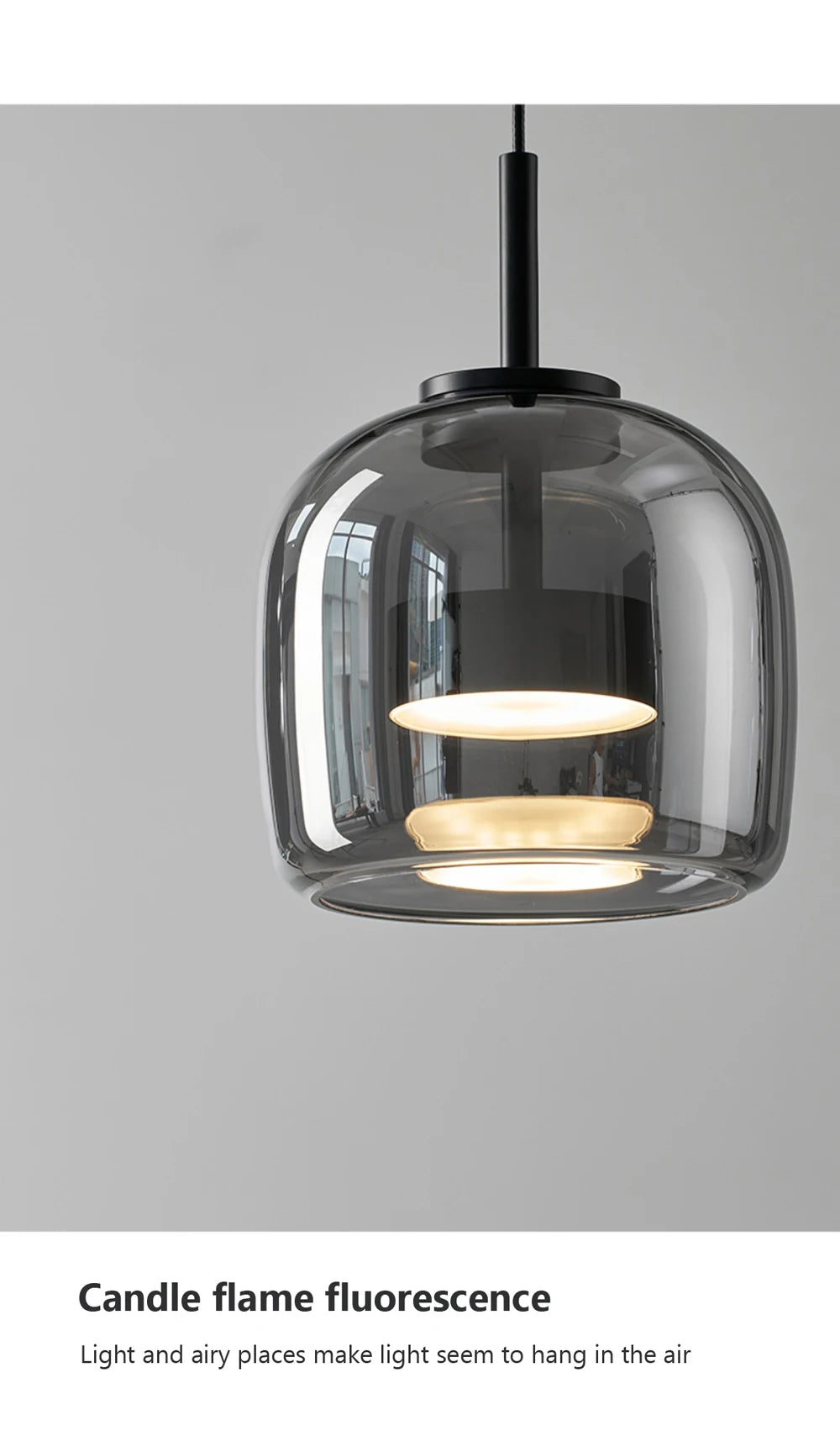 Nordic Glass LED Pendant Lamp