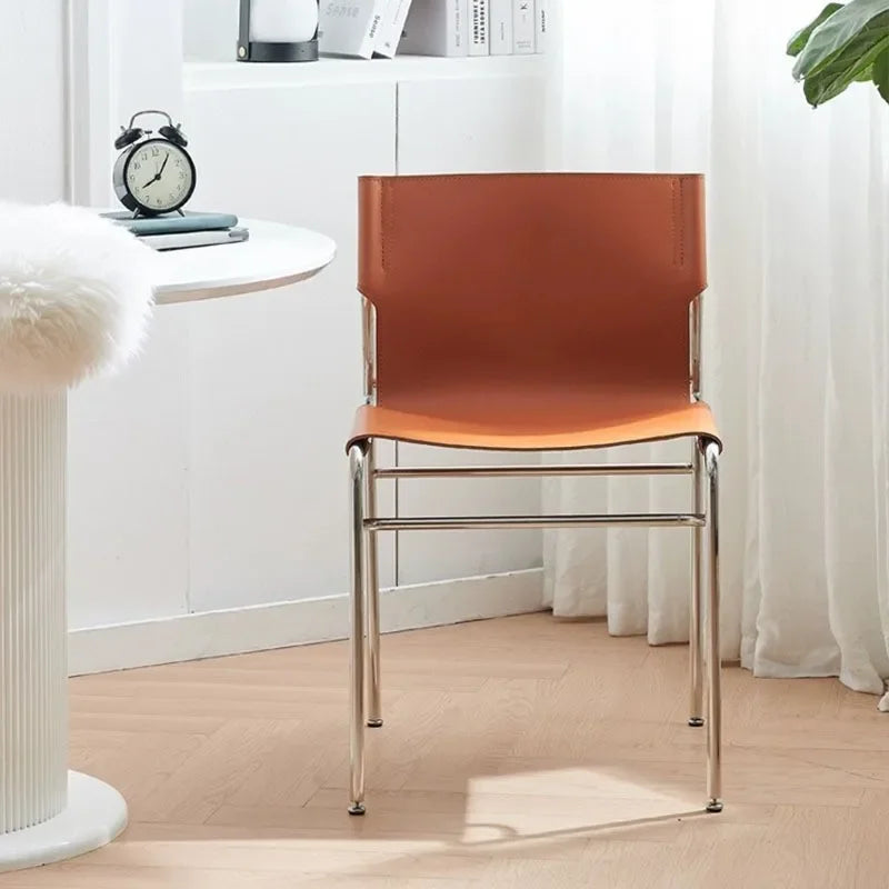 Bauhaus Elegance Antique Dining Chair