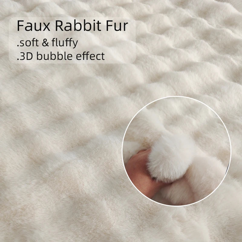 EcoLuxe Plush Faux Fur Rug