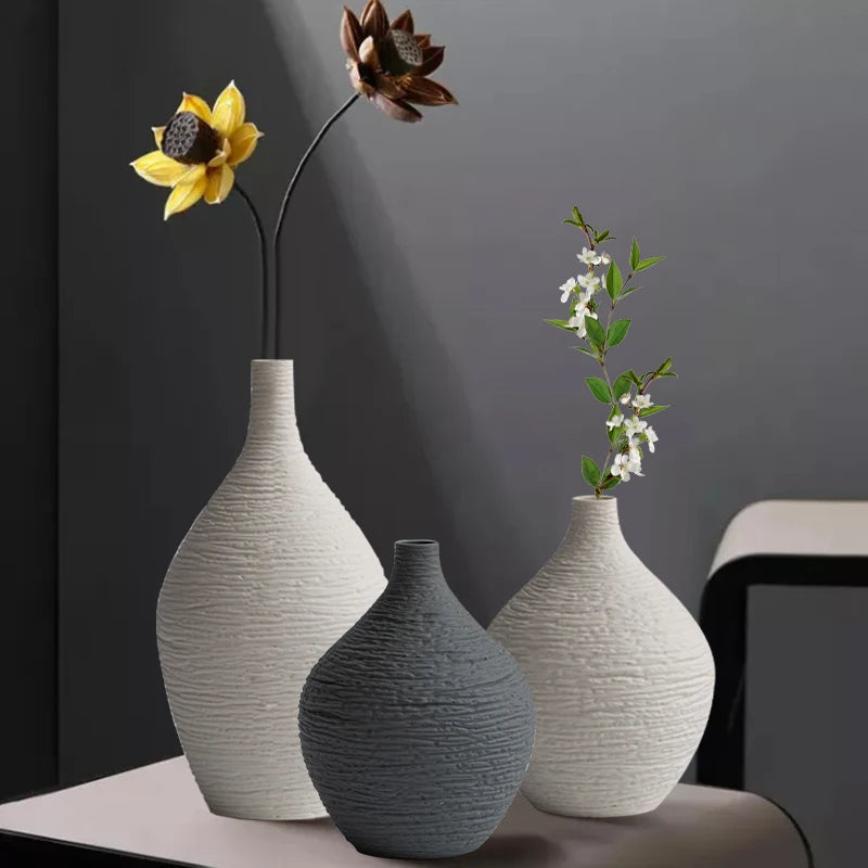 ArcticBloom Ceramic Vase