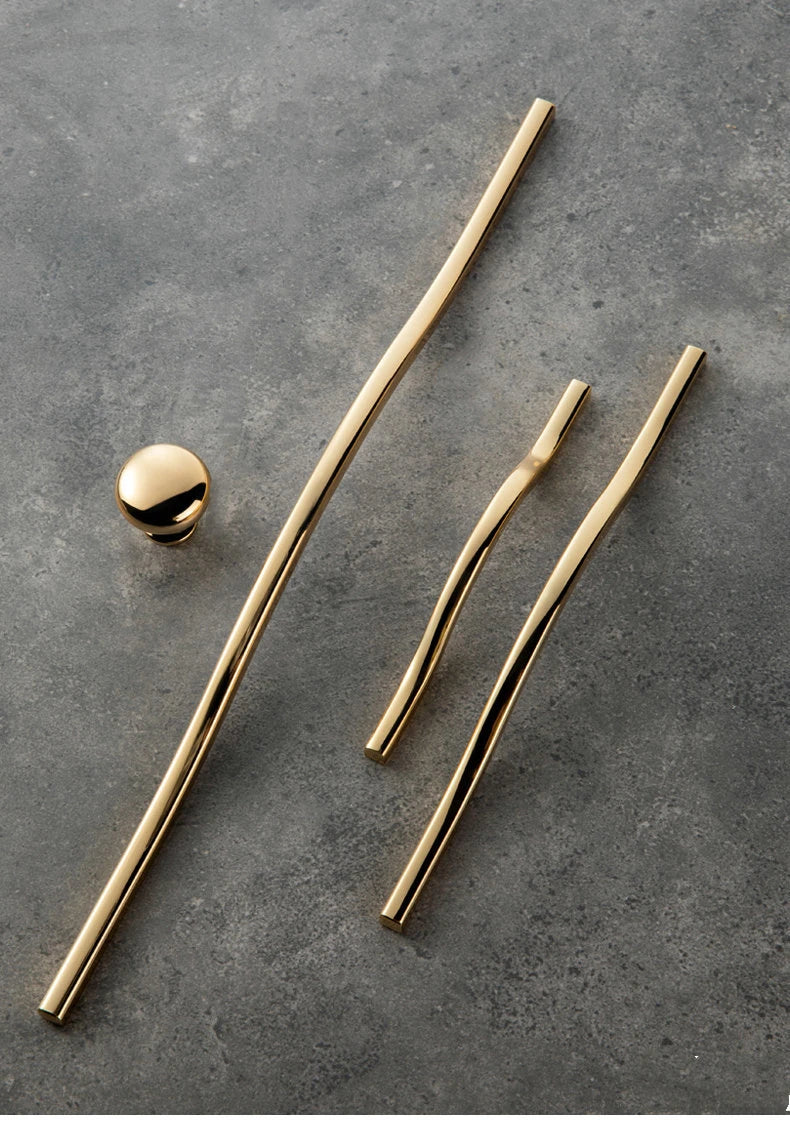 Obsidian Gold Luxe Cabinet Handle