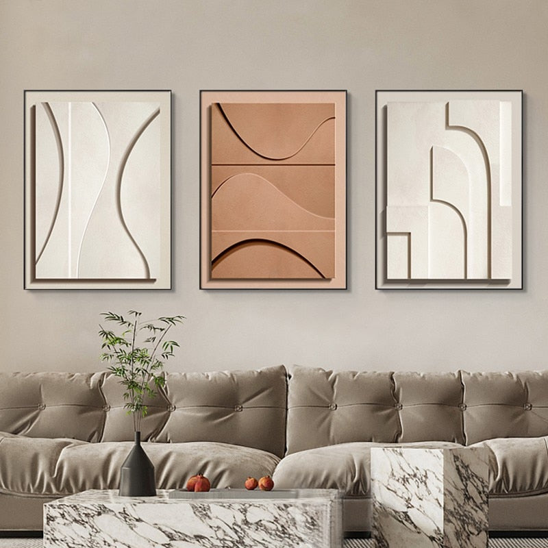 Opulent Geometry – Abstract Luxury Line Art for Modern Spaces