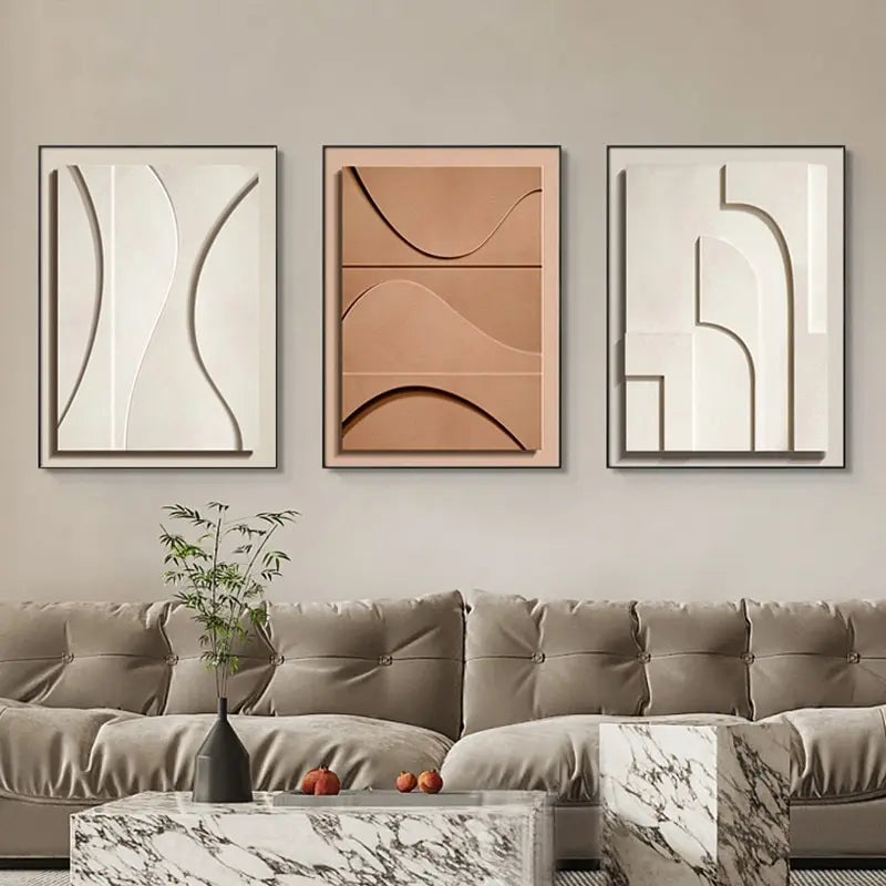 Opulent Geometry – Abstract Luxury Line Art for Modern Spaces