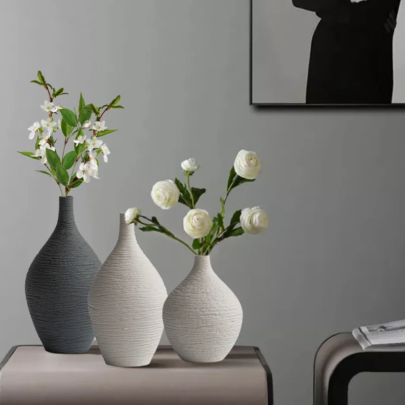 ArcticBloom Ceramic Vase