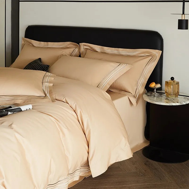 Triline Embroidered Duvet Set