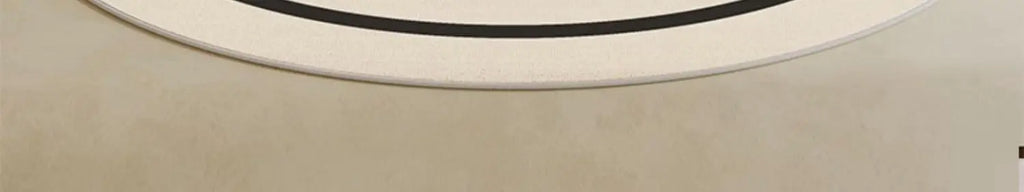 VelvetCream Luxe Round Carpet