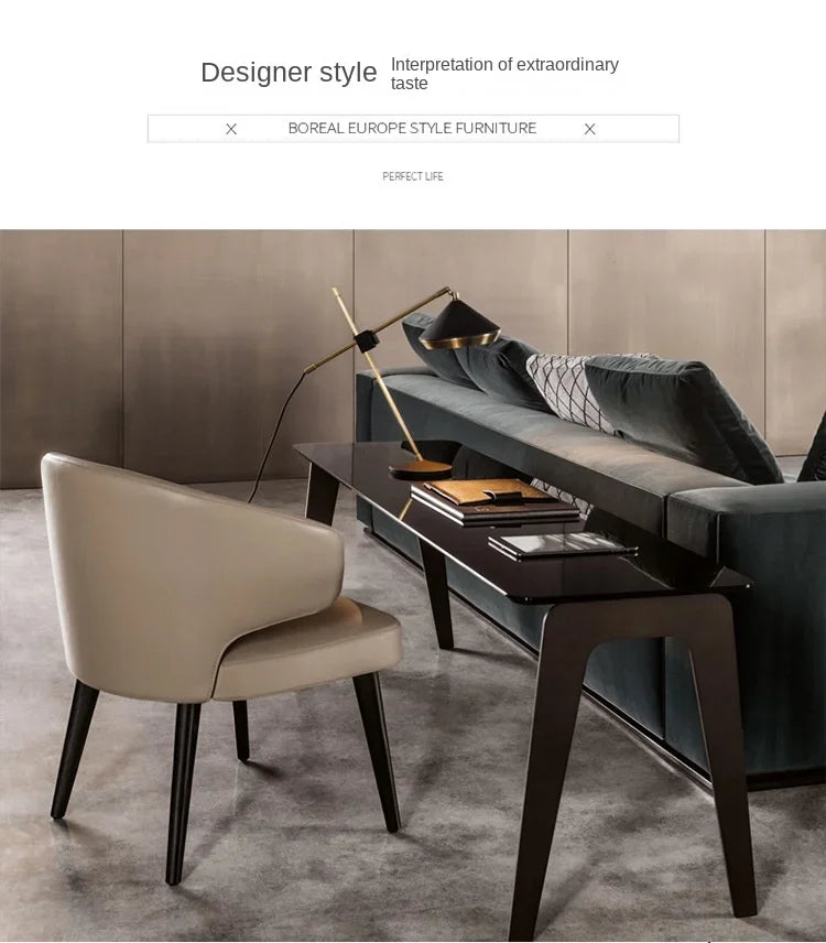 Nordic Luxe Solid Wood Dining Chair – Modern Scandinavian Design