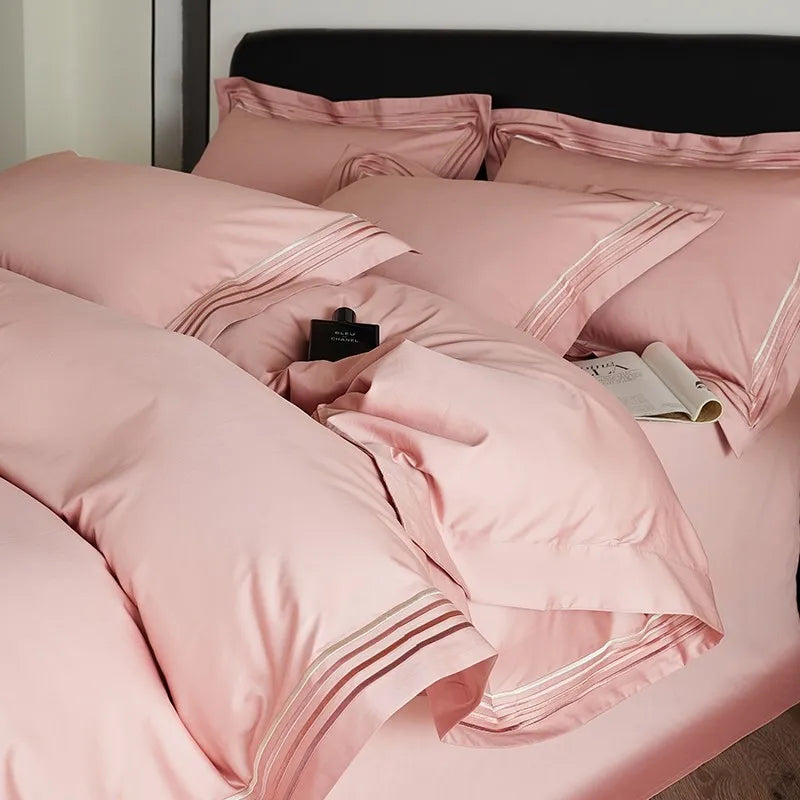 Triline Embroidered Duvet Set
