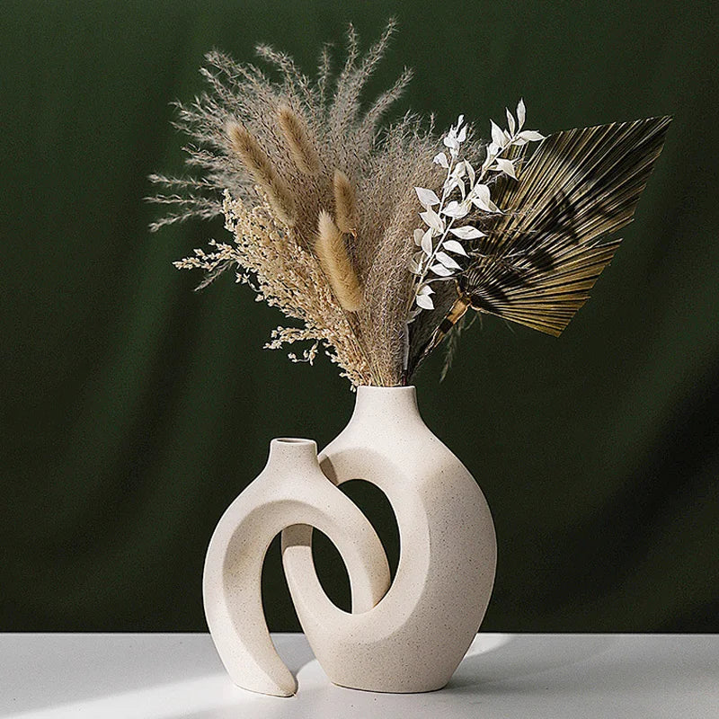 Opulence Crest Ceramic Vase