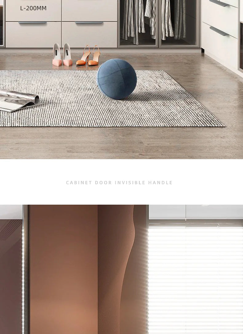 SleekEdge Invisible Black Door Handle