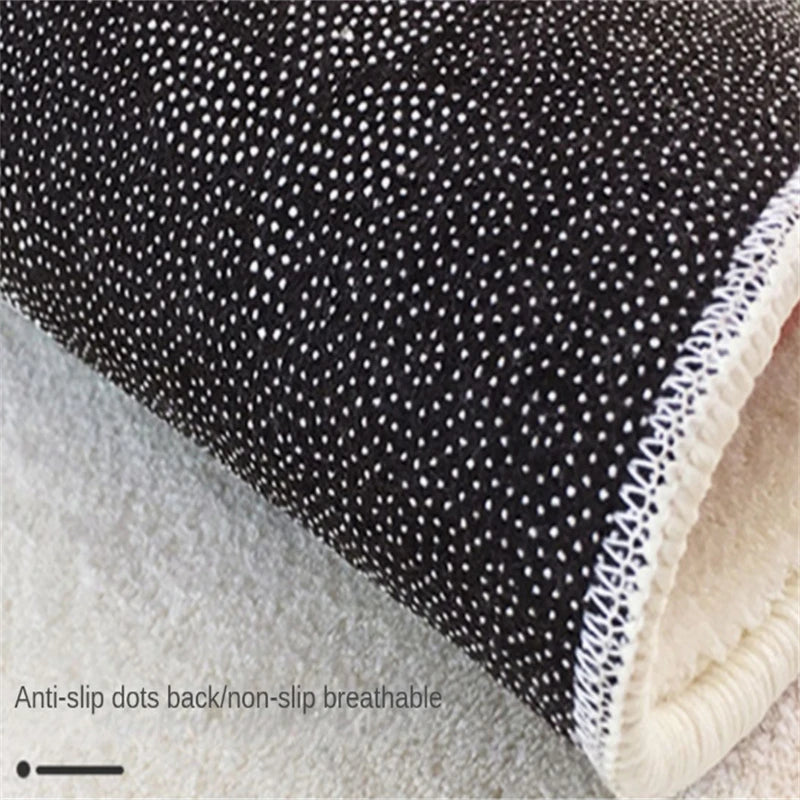 VelvetCream Luxe Round Carpet